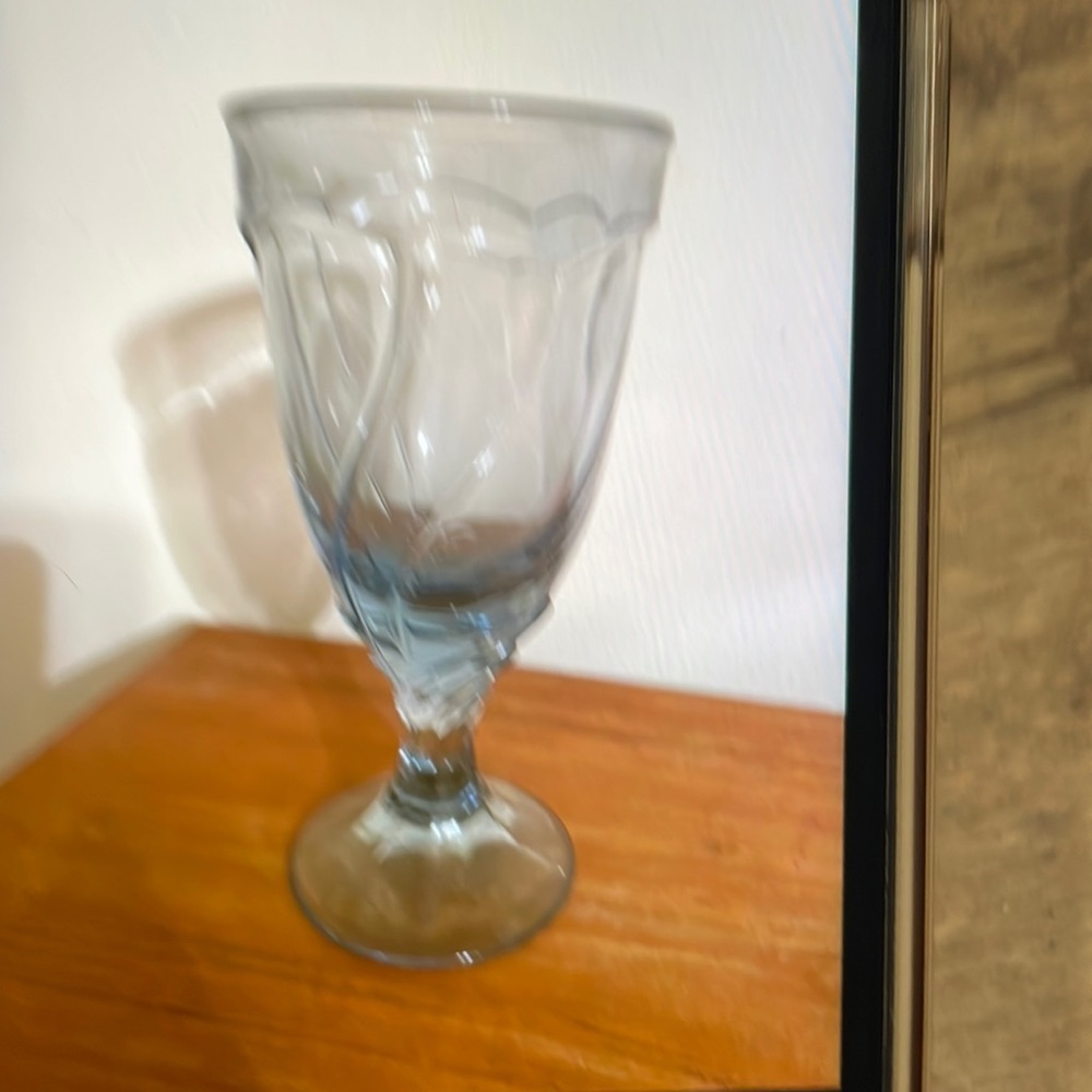 Noritake “sweet swirl” iced tee glasses